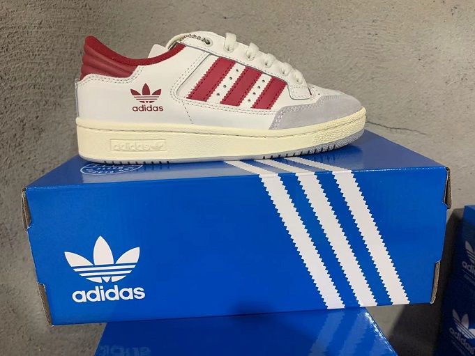 Adidas centennial 85 low shoes women-white/red/grey